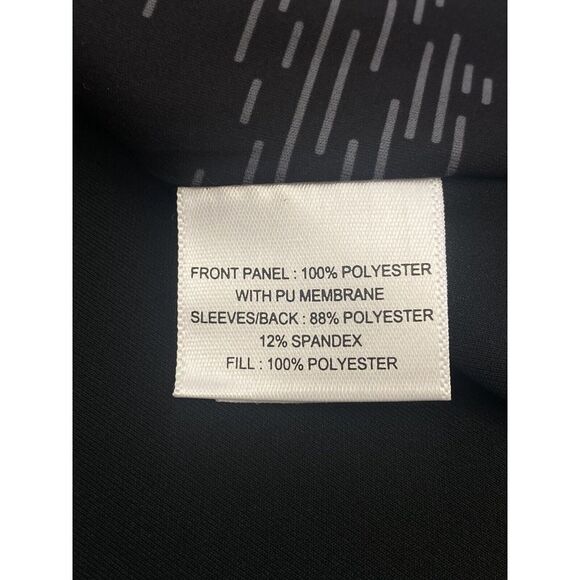 NWT PETER MILLAR Merge Elite Hybrid Full Zip Golf Jacket Black Size MEDIUM $230 - Picture 12 of 13